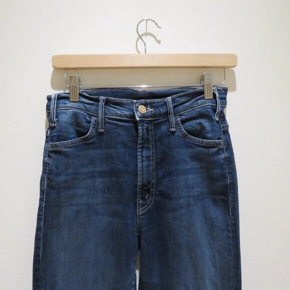 MOTHER The Hustler Ankle Fray Jeans in On The Edge - Size 26 - Picture 4 of 16